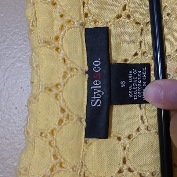 Style & Co. Yellow Jacket - Picture 9 of 9